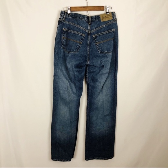 Vintage Y2K Express Bleus Blue Jeans Juniors Size 9/10 Straight - Picture 2 of 14